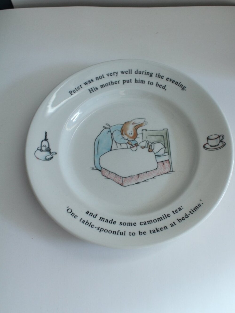 Peter Rabbit Theme Childs Plate  Wedgwood